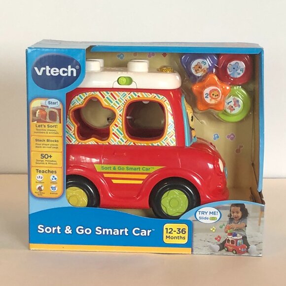 Brand New ๐ VTech Sort & Go Smart Carโข ๐ถ๐ท๐ฆ -English Version - Picture 11 of 14